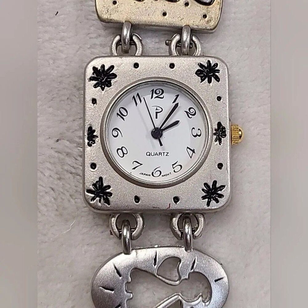 Puritan Women's Inspirational Silver Tone Tone Watch